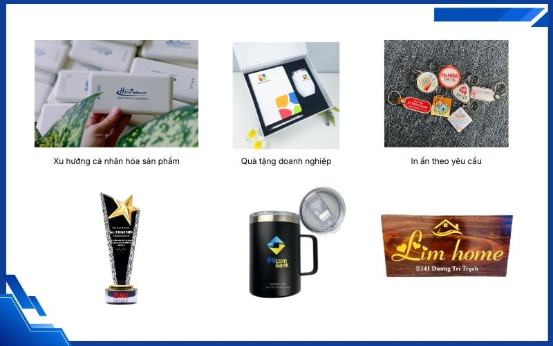 Nhu cầu in logo lên mọi chất liệu ngày càng tăng